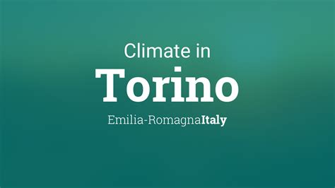 Climate & Weather Averages in Torino, Italy