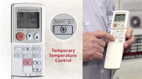 How To Use A Mitsubishi Air Conditioner Remote Control Guide - YouTube