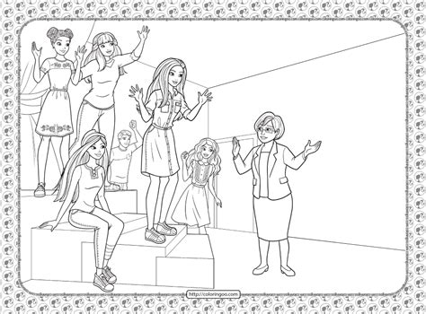 Barbie Princess Adventure Coloring Pages 05