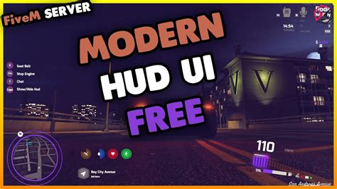 FiveM Modern HUD UI Schönes HUD für FiveM Server fivem hud script ...