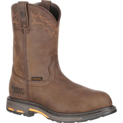 Ariat WorkHog Pull-On Composite Toe Waterproof Boot, #10001200