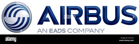 Logo of the European aircraft manufacturer Airbus with seat in Toulouse ...