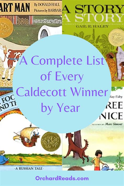 A Complete List of Every Caldecott Winner by Year | Caldecott books ...