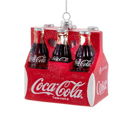 Coca Cola Six Pack Ornament | Coke Bottles Ornaments - TheHolidayBarn.com