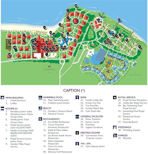 Resort Map | Paradisus Varadero | Varadero, Cuba