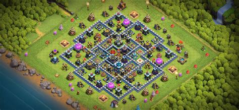 2023 TH13 Base layout with layout copy link - Base of Clans