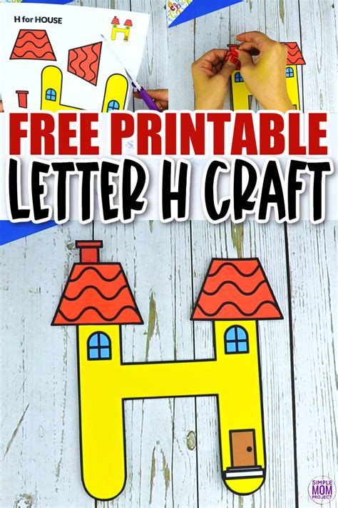 Free Printable Letter H Craft Template – Simple Mom Project