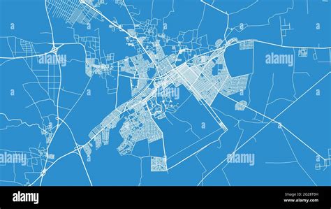 Urban vector city map of Al Kharj, Saudi Arabia, Middle East Stock ...