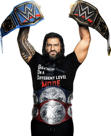 WWE Roman Reigns Undisputed and Tag Team Champion by WWERenders2020 on ...