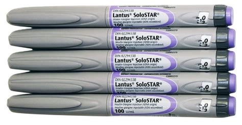 Lantus Insulin Solostar Pen (100 u/mL) 3 mL 5 PACK