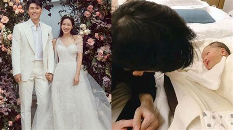 Foto Heboh Beredar Foto Bayi Son Ye Jin dan Hyun Bin di Internet, Fans ...