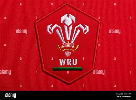 Close up of Wales National Rugby team jersey Stock Photo - Alamy