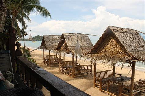 "Food Beach Huts on Boh Phut Beach, Koh Samui, Thailand" by elm321 ...