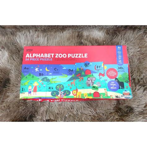 Alphabet Zoo Puzzle for kids | Shopee Philippines