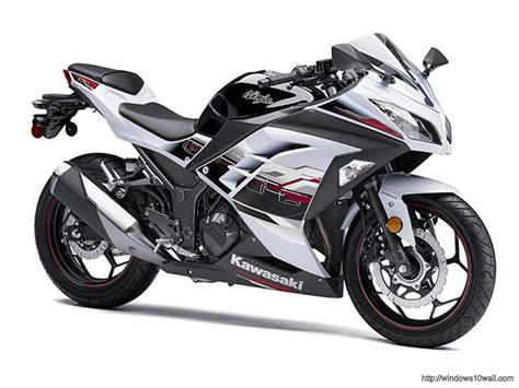 Kawasaki Ninja 300 White 2014 Sport Bike Hd Wallpaper - windows 10 ...