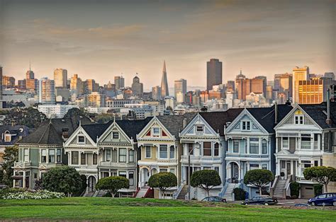 Painted Ladies San Francisco Photograph by Ron Schwager - Pixels