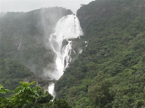 Travel Trip Journey : Dudhsagar Falls Goa India