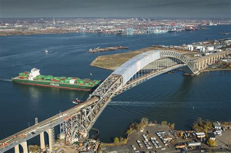 WATCH Progress On New York Harbor's Bayonne Bridge