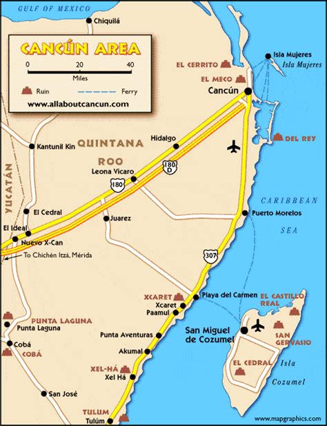 Map Of Cancun Mexico - Share Map