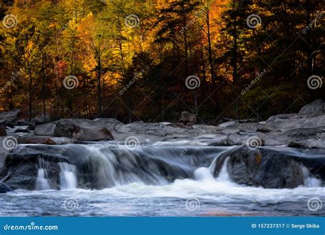 Fall Foliage in the Blue Ridge Mountains Stock Image - Image of state ...