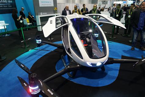 FLYING CARS: Personal transport drones fly in the sky over Dubai this ...