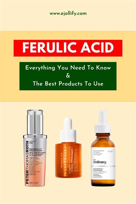 8 best ferulic acid serums ferulic acid benefits – Artofit