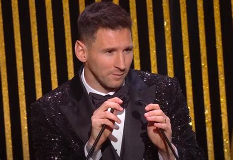 Watch: Messi praises Lewandowski in Ballon d'Or speech