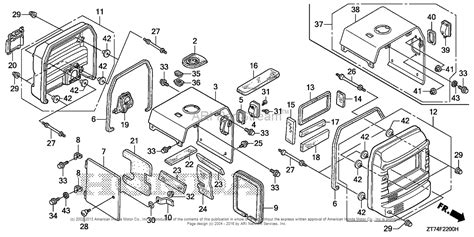 Honda Eu3000 Parts Diagram