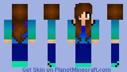 Rainbow Girl Skin Minecraft Skin