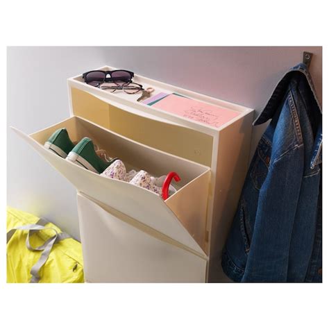 TRONES white, Shoe cabinet/storage, 52x39 cm - IKEA