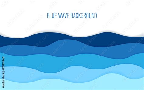 Cartoon Waves Background