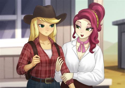 EQG Applejack and Cherry Jubilee by Agavoides on DeviantArt