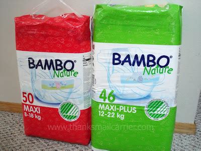 Thanks, Mail Carrier | Bambo Nature Eco-Friendly Disposable Diapers ...