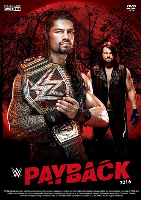 WWE Payback 2016 Poster by Chirantha on DeviantArt