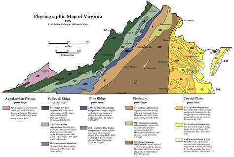 Five Regions Of Virginia Map