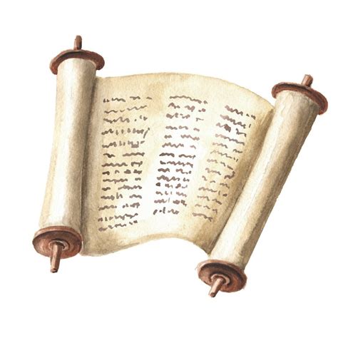 Open Torah Scroll Fabric Panel - Etsy