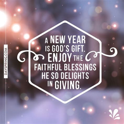 God's Gift | DaySpring eCard Studio | New year bible quotes, New year ...