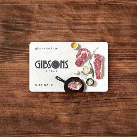 Gibsons Steak Shop Gift Cards