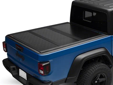 Rough Country Jeep Gladiator Low Profile Hard Tri-Fold Tonneau Cover ...