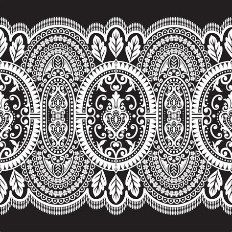 Seamless flower lace pattern 8543645 Vector Art at Vecteezy