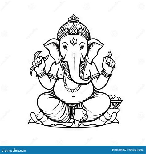 Discover 142+ simple ganpati bappa drawing best - seven.edu.vn