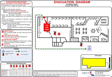 Emergency Evacuation Diagram Template