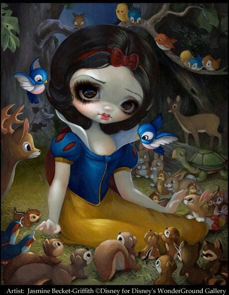 Snow White in the Forest by Jasmine Becket-Griffith Disney