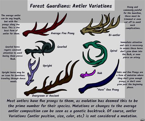 Antler Variations: Forest Guardians by flannelmemorial on DeviantArt