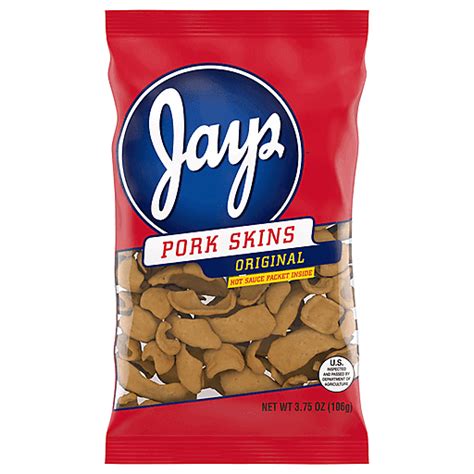 Jays Pork Skins, Original 3.75 oz | Snacks, Chips & Dips | FairPlay Foods