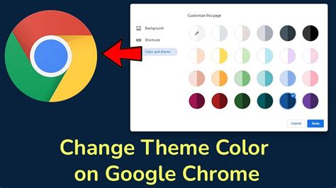 How to change color & theme on Google Chrome Browser? - YouTube