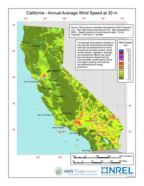 WINDExchange: California 30-Meter Residential-Scale Wind Resource Map