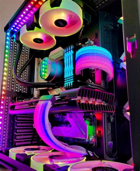 Another RGB PC Build ⚔️ This is definately overkill considering the LED ...