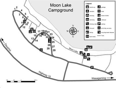 Riding Mountain National Park - Moon Lake Campground map by Parks ...