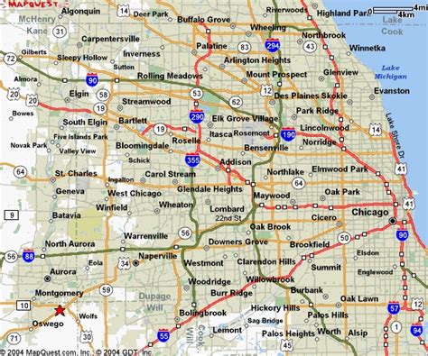 Printable Map Of Chicago Suburbs – Printable Map of The United States